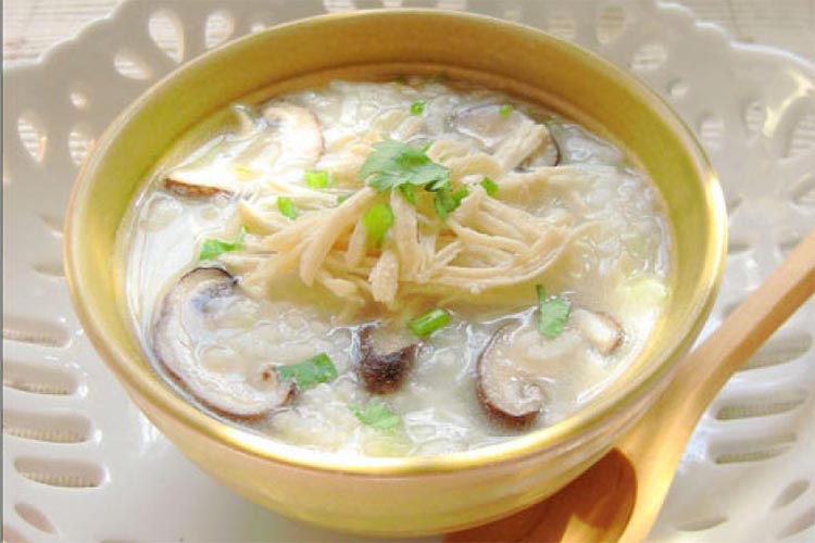 "Chicken Mushroom Porridge": final result